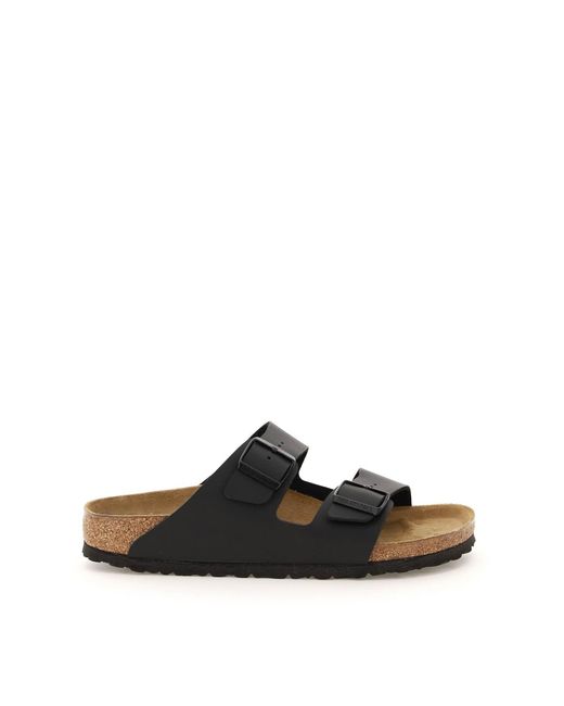 Birkenstock Suede Arizona Mules Narrow Fit in Black for Men | Lyst