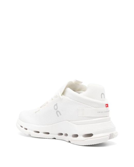 On Shoes White Cloudnova 2 Sneakers