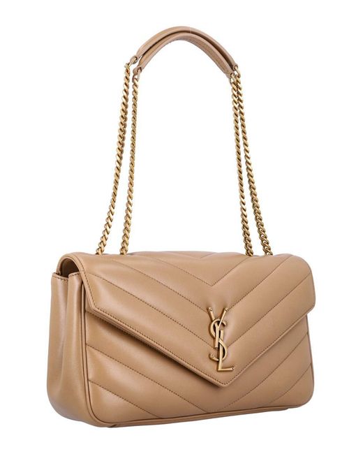 Saint Laurent Natural Medium Loulou Bag