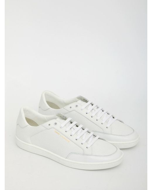 Saint Laurent White Sl/10 Sneakers for men