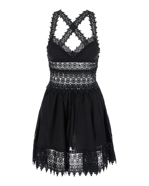 Charo Ruiz Black Marilyn Short Dress