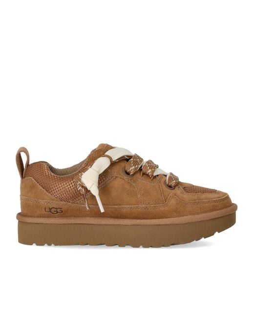 Ugg Brown Lo Lowmel Chestnut Sneaker