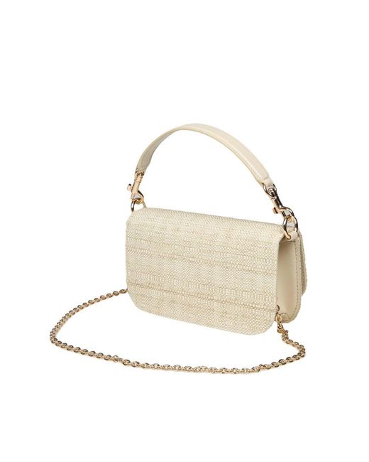 Dolce & Gabbana Natural Raffia Handbag