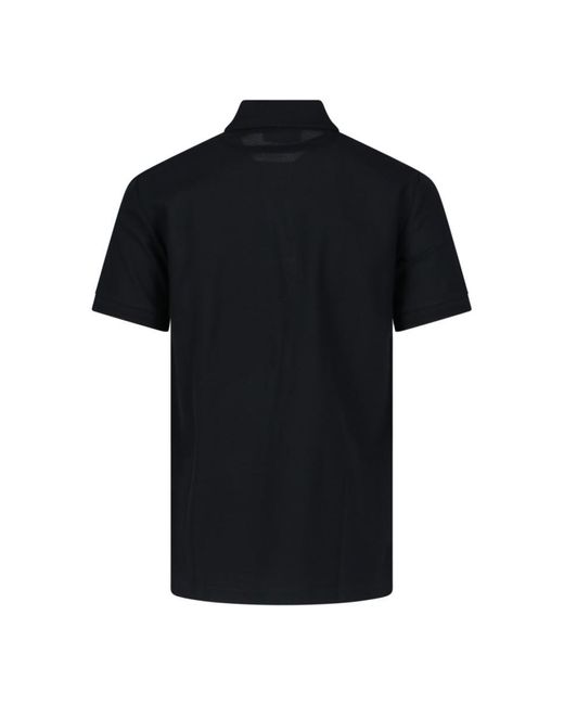 Burberry Black Logo Polo Shirt for men