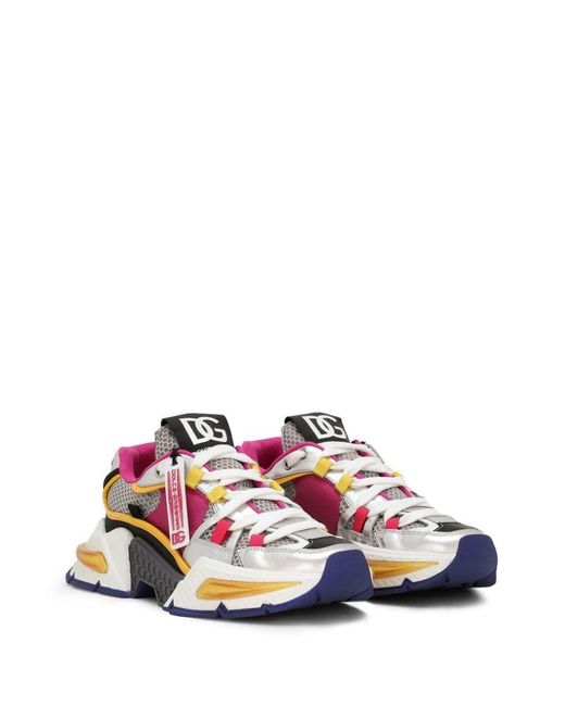 Dolce & Gabbana Multicolor Sneakers With Label