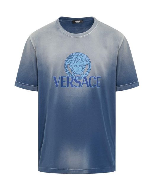 Versace Blue T-Shirt for men