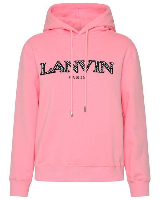 Lanvin Pink Rose Sweatshirt