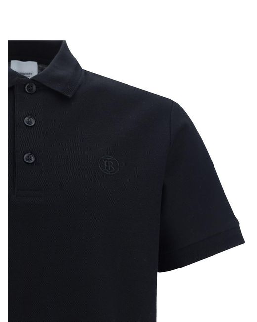 Burberry Black Polo Shirts for men
