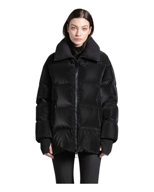 DUNO Glossy Black Down Jacket