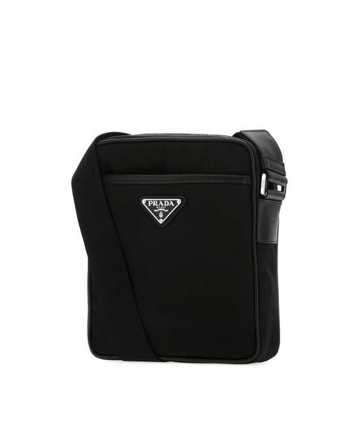 Prada Bandoliera Bag in Black for Men - Save 8% | Lyst