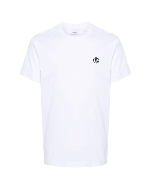 Burberry T Shirts in White for Men Lyst