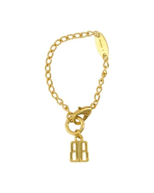 Balenciaga Metallic Nano Thin Bracelet