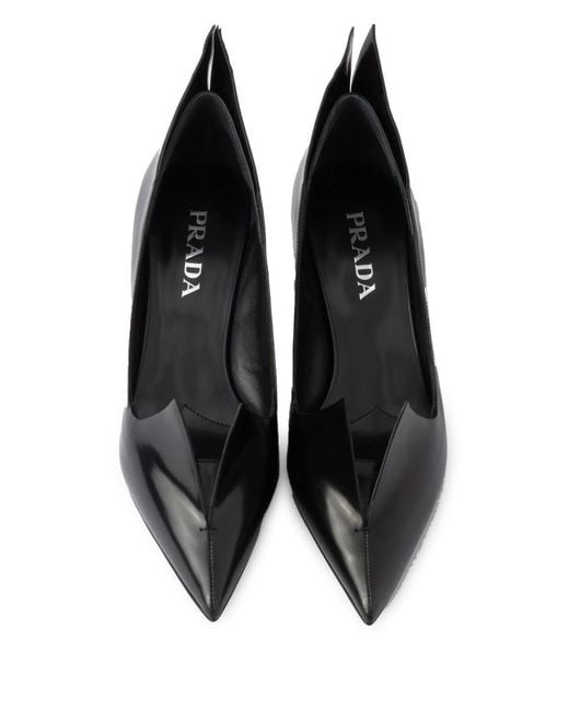 Prada Black Brushed Shoes