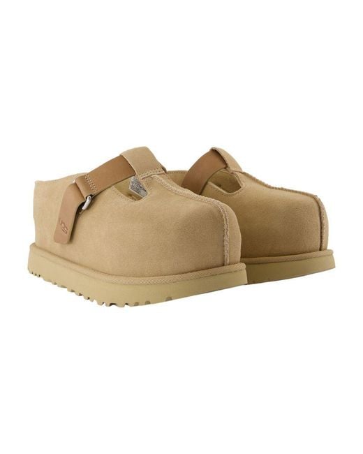Ugg Natural W Goldenstar Hi Clog Mules