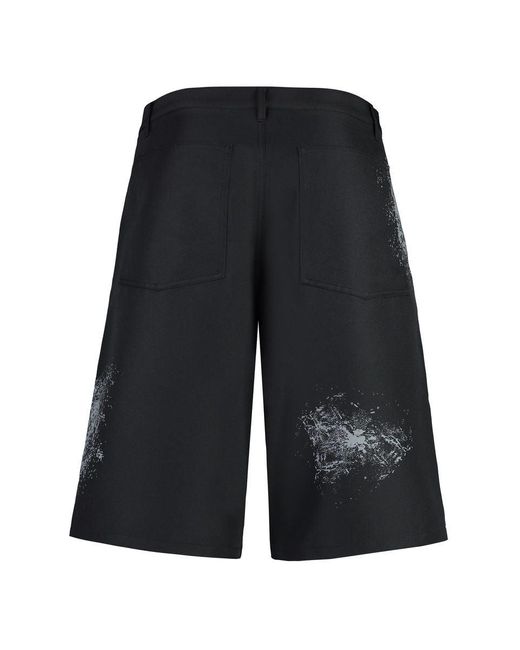 Comme des Garçons Gray Techno Fabric Bermuda-Shorts for men