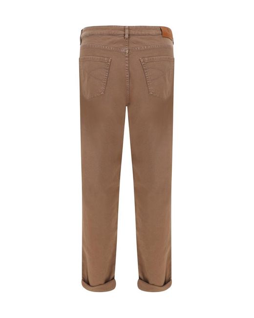Brunello Cucinelli Brown Pants for men