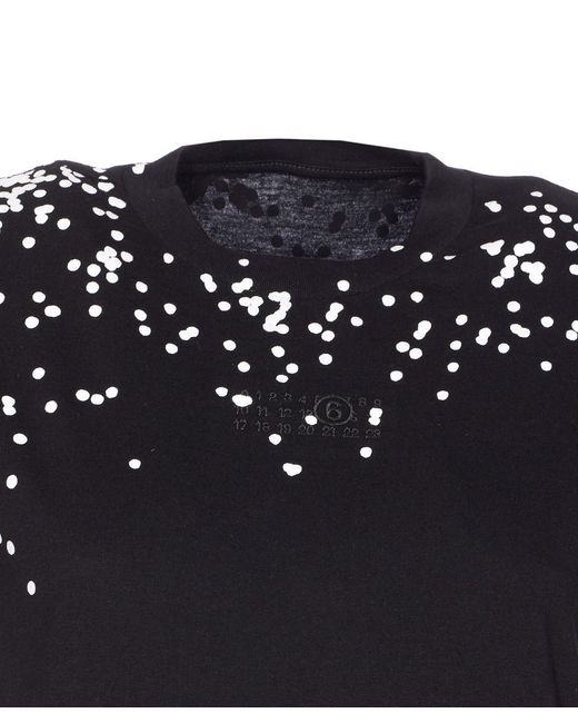 MM6 by Maison Martin Margiela Blue T-Shirts And Polos