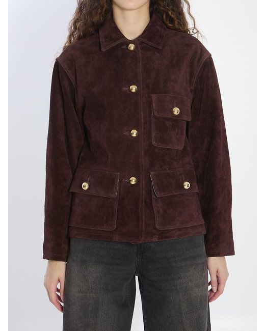 Arma Brown Rosia Suede Jacket