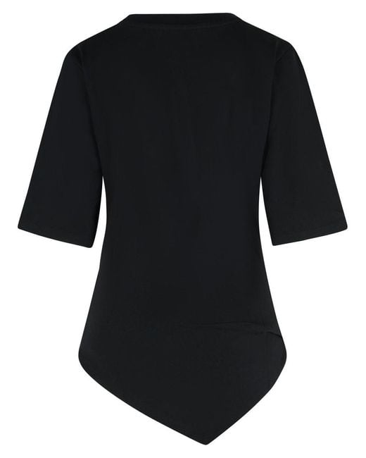 Rohe Black Organic Cotton Woven T-Shirt