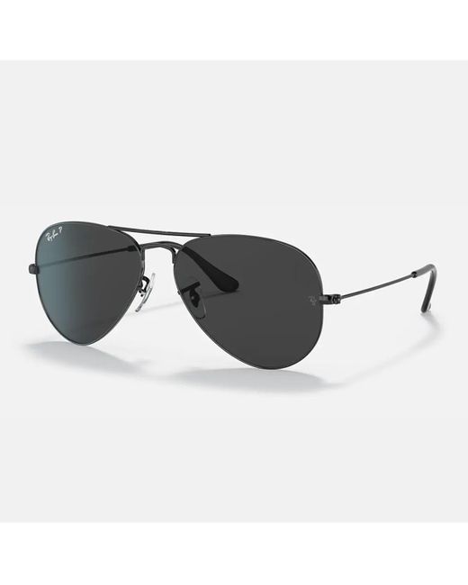 RayBan Aviator Rb 3025 Polarized Sunglasses in Black Lyst UK