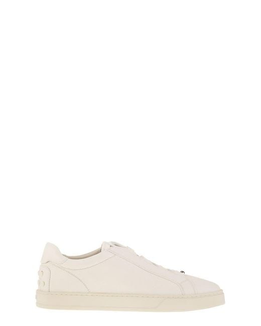 Tod's White Leather Trainers for men