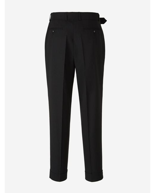 Officine Generale Black Hugo Formal Pants for men