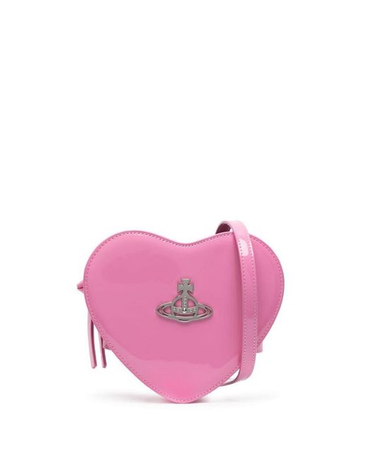Vivienne Westwood Pink Louise Orb-plaque Crossbody Bag