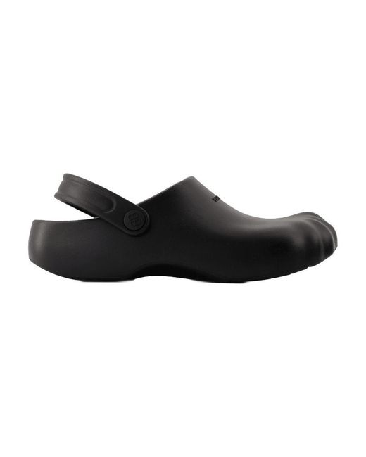 Balenciaga Black Sunday Molded Sandals
