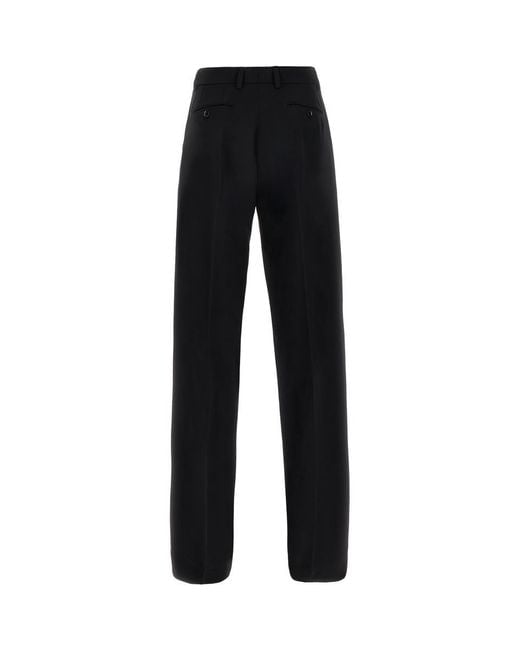Dolce & Gabbana Black Stretch Wool Pant