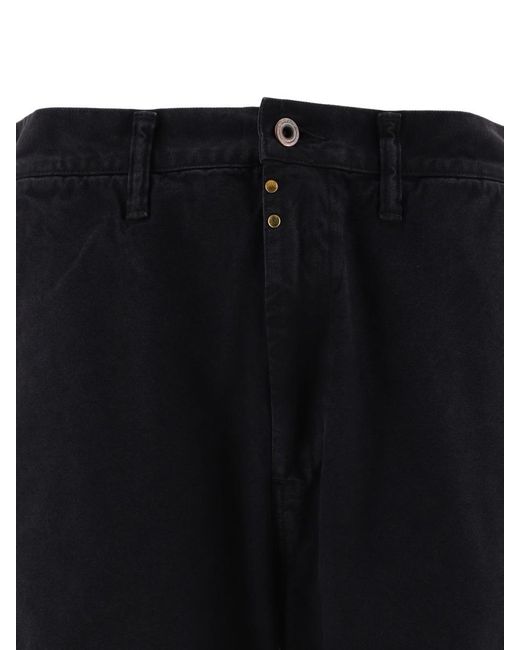 Kapital Black "Ringoman" Trousers for men