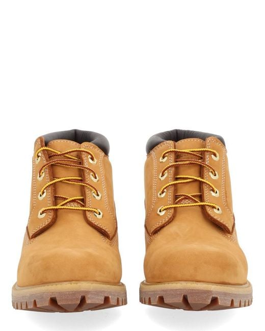 Timberland Orange Waterproof "Chukka" Boot for men