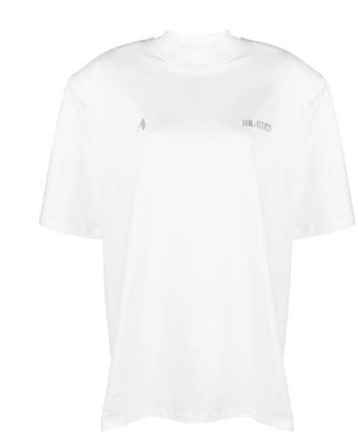 The Attico White T-shirts And Polos