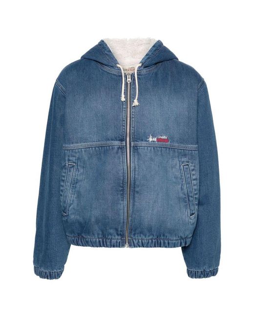 Stussy Blue Outerwears for men