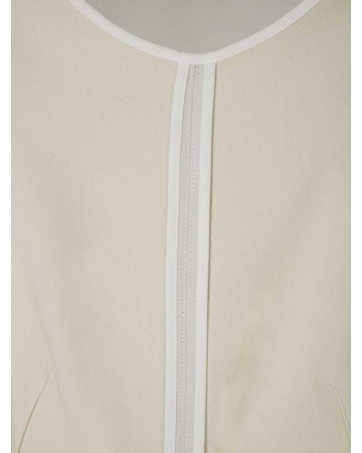 Maticevski White Lavandin Midi Dress