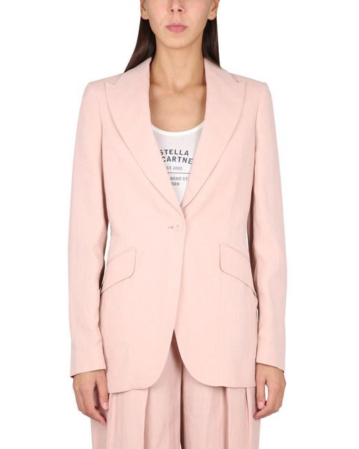 Stella McCartney Pink Twill Tailored Jacket