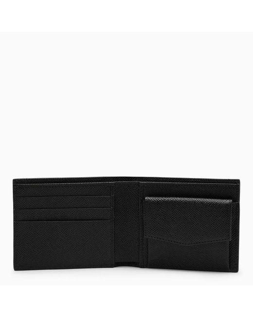 Dolce & Gabbana Dolce&gabbana Black Leather Bi Fold Wallet for men