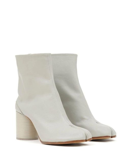 Maison Margiela Tabi Ankle Boots H80 Shoes in White | Lyst