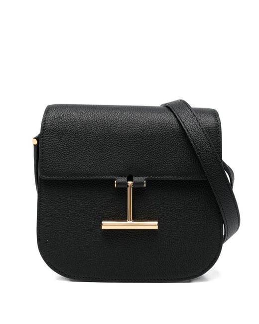 Tom Ford Black Tara Mini Leather Crossbody Bag