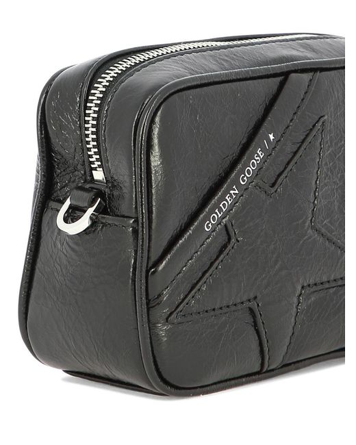 Golden Goose Deluxe Brand Black Mini Star Crossbody Bag