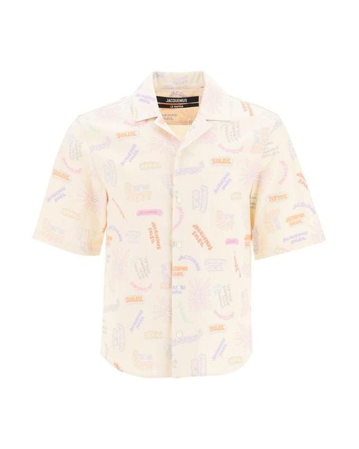 Jacquemus Natural 'La Chemise Aouro' Shirt for men