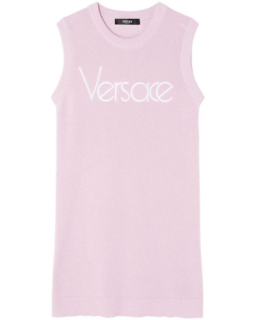 Versace Pink Knit Dress