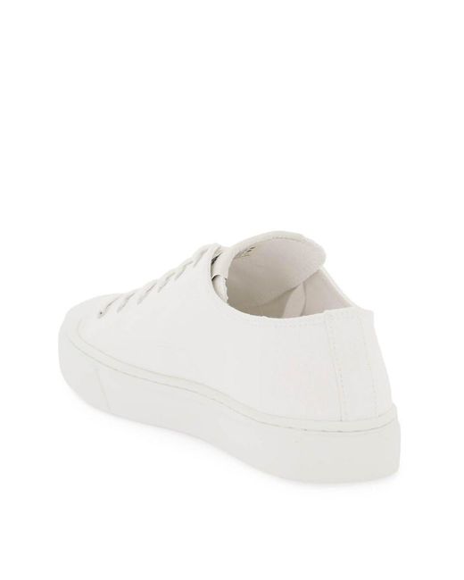 Vivienne Westwood White Plimsoll Low Top 2.0 Sneakers