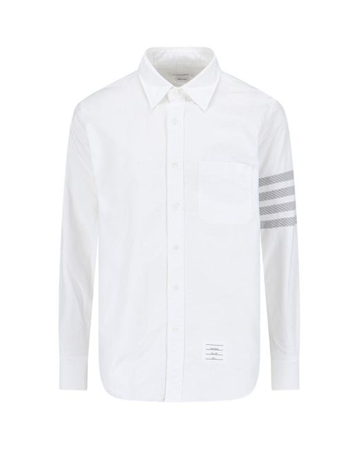 Thom Browne White '4-bar' Shirt for men