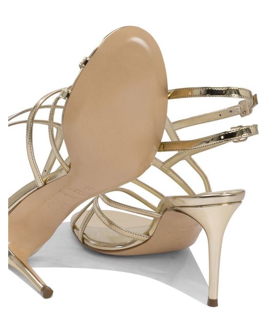 Casadei Natural Elegant Sandals For Ss25