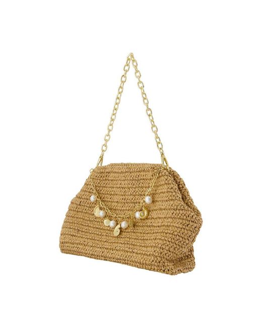 Self-Portrait Natural Charm Shoulder Bag