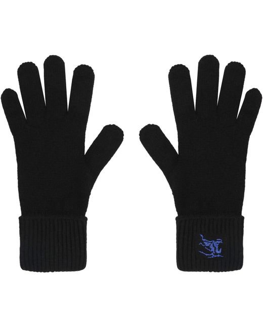 Burberry Black Knitted Gloves for men