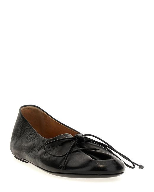 Marsèll Black Girella Flat Shoes