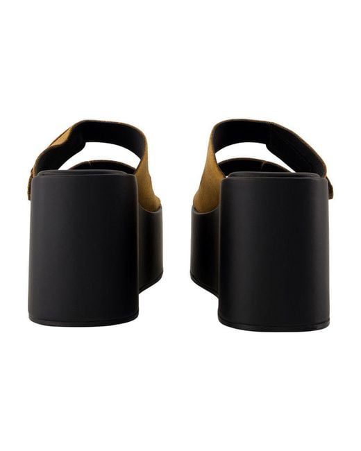 Coperni Black Patch Sandals