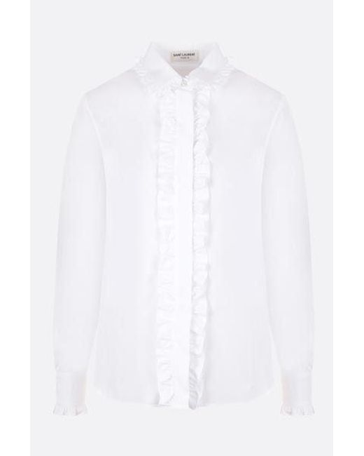 Saint Laurent White Shirts