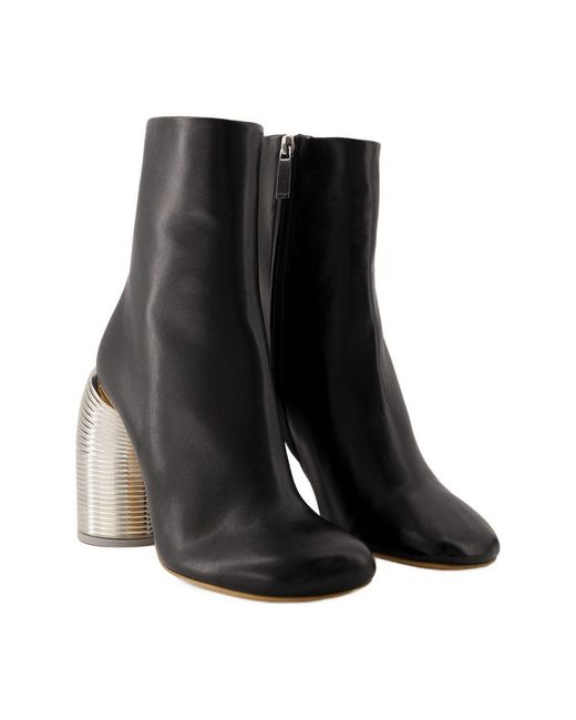 Off-White c/o Virgil Abloh Black 'Spring' Ankle Boots